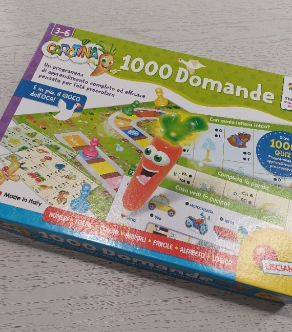 GIOCO CAROTINA 1000 DOMANDE (MAI USATO!)