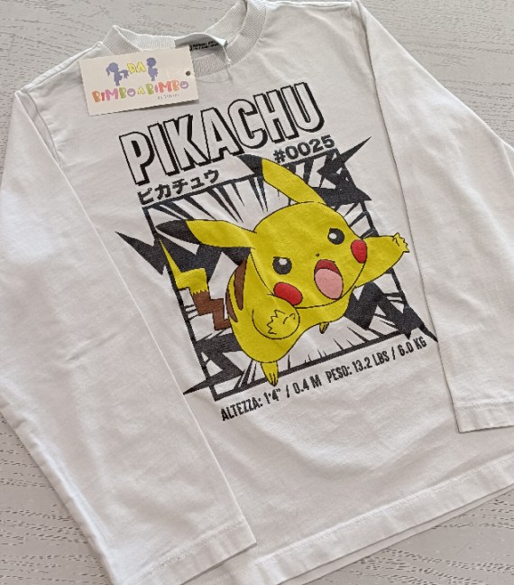 MAGLIA POKEMON 6/7 ANNI