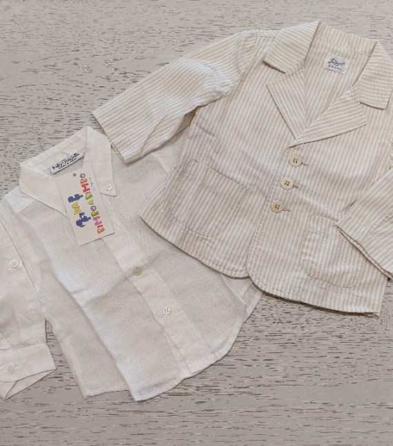 GIACCA+CAMICIA CERIMONIA 6 MESI