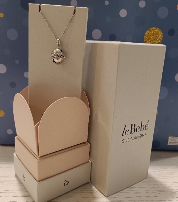 SUONAMORE BEBÈ MOD. L'OVETTO IN ARGENTO