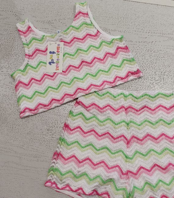 COMPLETO CANOTTA+PANTALONCINO IDEXE' 5/6 ANNI