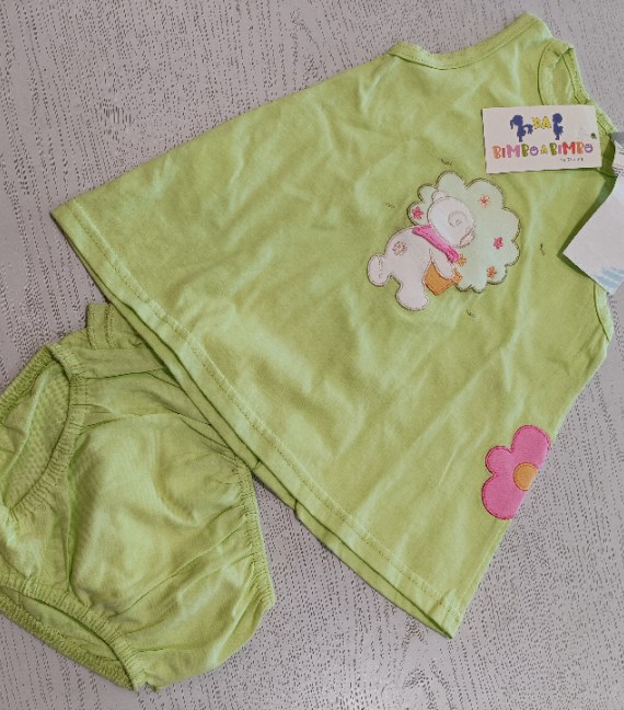 VESTITO+COPRIPANNOLONE 6 MESI NUOVO!