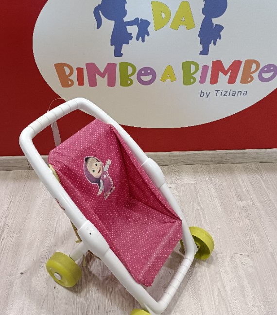  PASSEGGINO BAMBOLE DI MASHA E ORSO