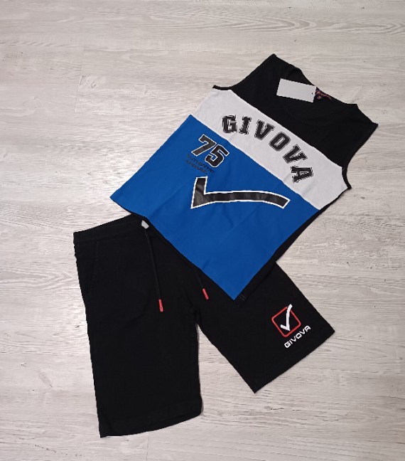 CANOTTA+PANTALONCINO GIVOVA 12 ANNI