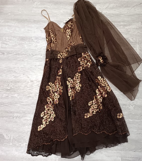 VESTITO CERIMONIA+STOLA DONNA TG 44/46