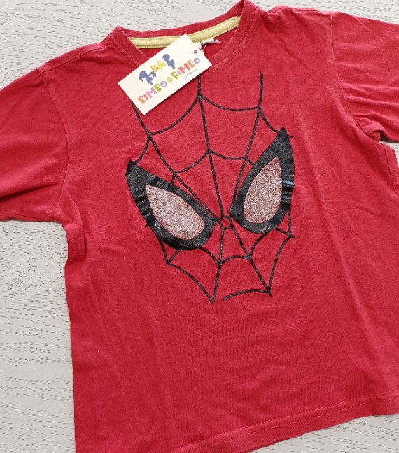 MAGLIA SPIDER MAN 6/7 ANNI