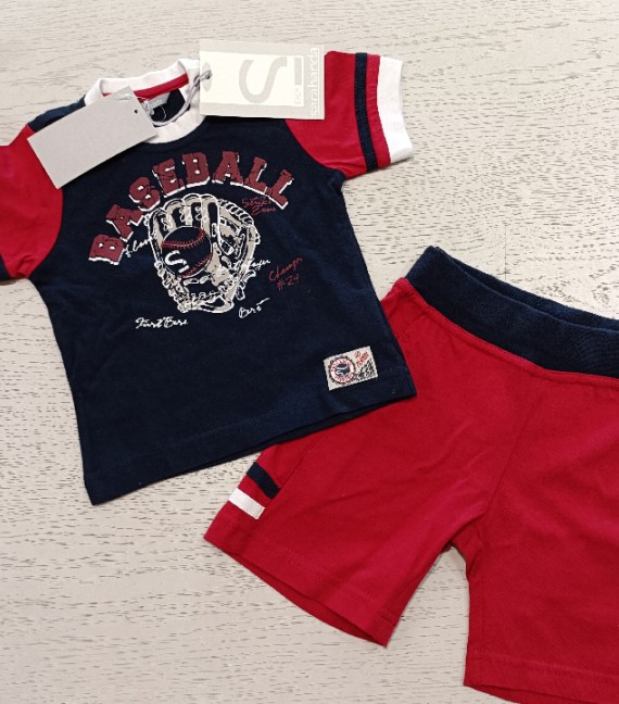 COMPLETO MAGLIA+PANTALONCINO SARABANDA 9 MESI...
