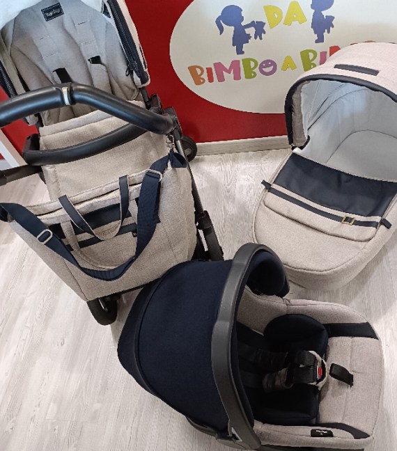 TRIO PEG PEREGO+BASE ISOFIX+BORSA+COPRIGAMBE